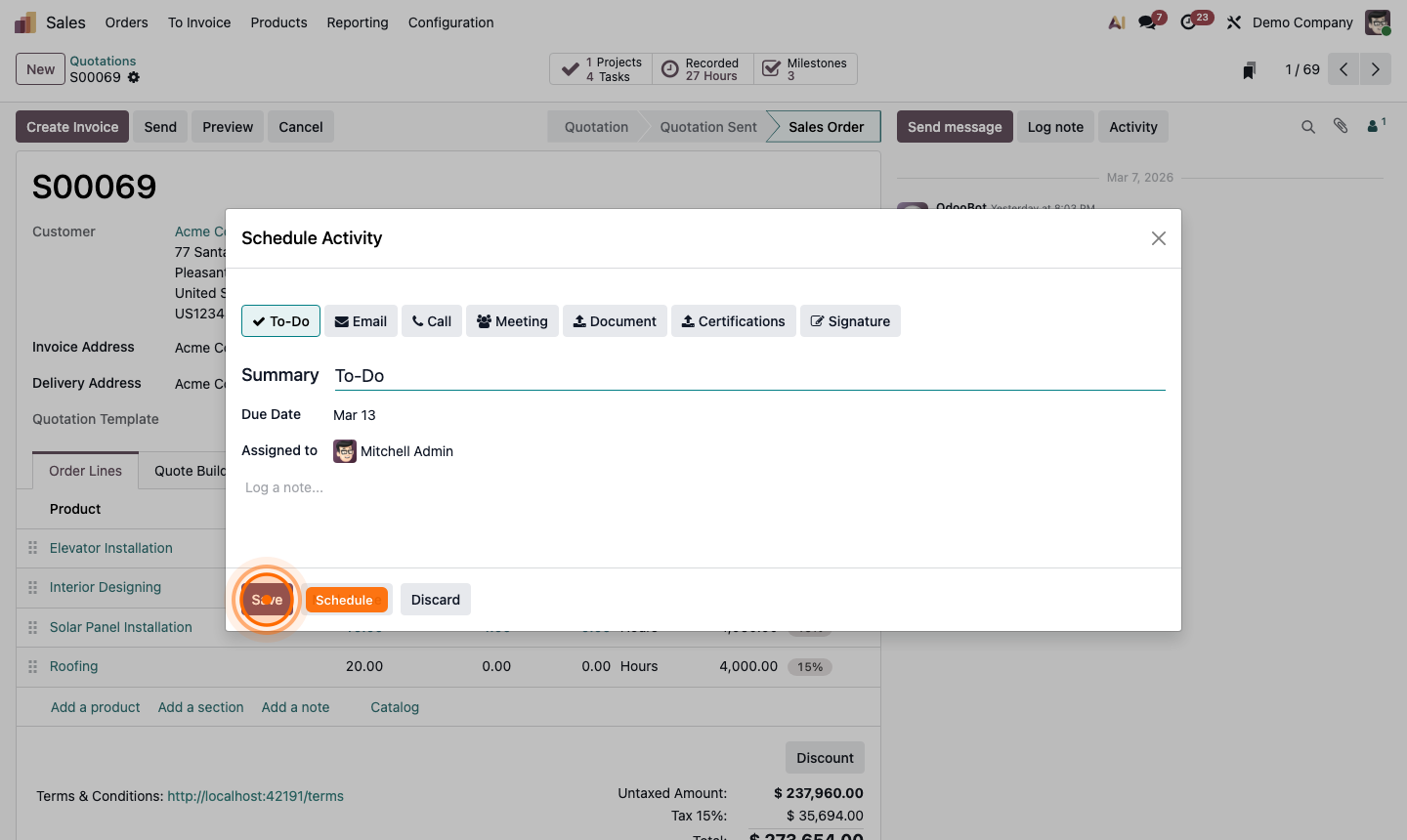 Step 6: Discuss channel with voice/video call panel open and participant controls